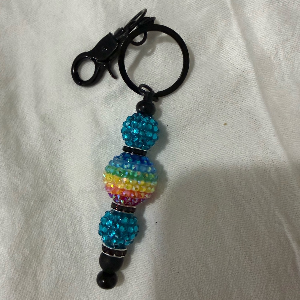 Colorful Beaded Keychain - Picture 4 of 16